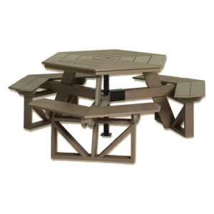 4242 Hexagon Picnic Table