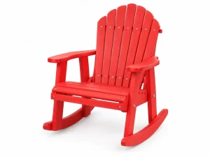 712 Kids Rocker poly outdoor furniture in Bright Red